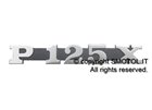 Targhetta per cofano laterale "P125X" per VESPA PX 125