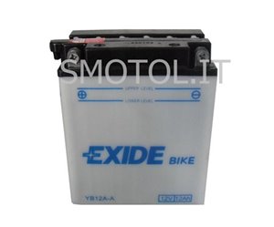 Batteria 12 Volt 12 Ah YB12A-A EXIDE per Honda 