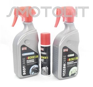 Kit pulizia e manutenzione per moto Arexons Detergente e mini Grasso Spray