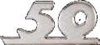 Plate &quot;50&quot; Front für Vespa 50 Special