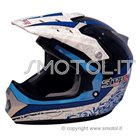 Casco integrale da cross enduro BLU STEP 2 RACE omologato
