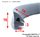Profilo gomma guarnizione cofano laterale per Vespa PX PE ARCOBALENO 125 150 200