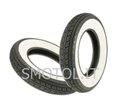 Rms Coppia di pneumatici 3.50.8 a fascia bianca per Vespa Vintage Golden Tyre