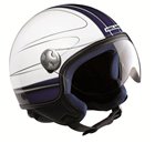 Casco demijet leggero omologato VELOCE BLU