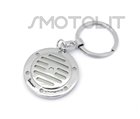 Portachiave sagoma clacson Vespa in metallo
