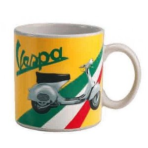 Cup gelben Vespa GS 150 th Italien für Kaffee oder Milch