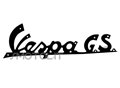 Cif Targhetta "VESPA GS" per Vespa Gs 150 dal '55 al '61