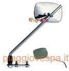 Specchio sinsitro VESPA 50 SPECIAL rettangolare cromato