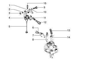 Tav 11 - Componenti del carburatore