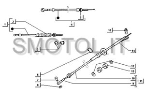 Tav 101 - Trasmissioni (manubrio)