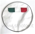 Dieffe Hubcap weiße Tasche tricolor Vespa Rad 9-10
