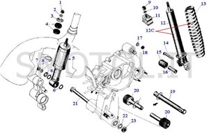 Tav  7 - Ammortizzatore Vespa 50 L