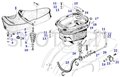 Smotol Tav 14 - Serbatoio benzina e sella Vespa 50 L