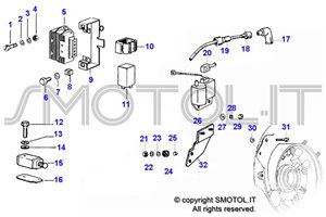 Regolatore centralina Vespa PK XL