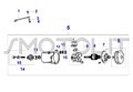 Smotol Tav 15 - Motorino avviamento Ape 50 Rst