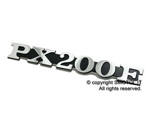 Platte für Fronthaube "PX 200 E" für Vespa PX 200 RAINBOW [Copy]