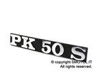 Targhetta laterale " PK 50 " per VESPA 50 PK int 80 mm due fori [Copy] [Copy]