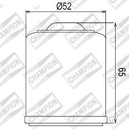 Filtro olio per APRILIA PIAGGIO e GILERA scooter 125 200 250 300