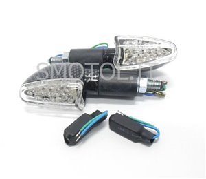 Paar LED Blinker für Motorräder und Roller zugelassen