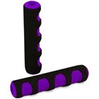 Paar Hebel Bezug Schaumstoff ergonomische universelle BLACK / PURPLE für Maxi-Scooter und Motorräder