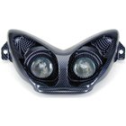 Scheinwerfermaske mit Scheinwerfer Halogen CARBON NITRO AEROX